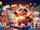 Experience the excitement of jun88 with unique characters and vibrant casino elements in a 3D scene.