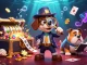 Engage with IDCJOKER’s vibrant gaming scene featuring a cartoon detective and treasures.