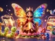 IDNSCORE showcases a colorful 3D immersive casino scene with slot reels and dynamic game elements.
