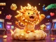 Engage in thrilling gameplay at QQCASH188 with vibrant 3D casino illustration featuring a roaring sun lion.