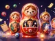 Experience the vibrant world of 33WIN with playful bears, bouncing lottery balls, and exciting casino elements.