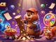 LGOACE reveals a playful casino adventure with a beaver, bird, and squirrel collecting golden coins