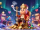 MPO08 engages players with a vibrant 3D illustration of games and characters, showcasing the immersive online casino experience.