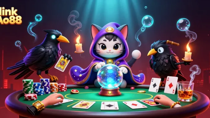 Engage with thrilling gameplay at link Ao88, set amidst a vibrant casino atmosphere.