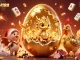 Play exciting games at QQCASH188, featuring a golden dragon and poker chips in a vibrant casino scene.