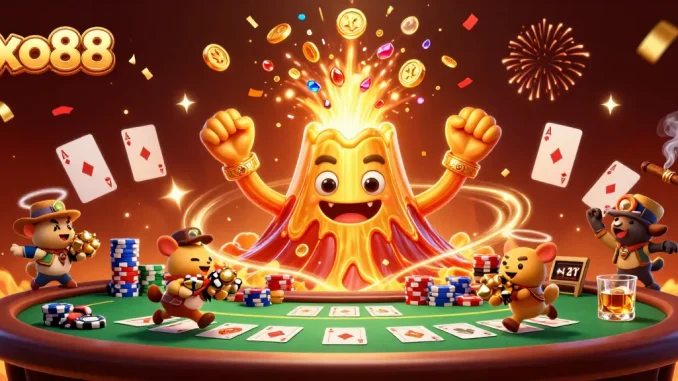 Experience thrilling wins at xo88 with a vibrant casino scene full of treasures and excitement.