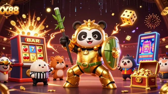 Experience the exhilarating gaming world of XX88 with lively characters and thrilling jackpots!