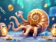 Join the excitement at IDCOIN188 with a vibrant 3D casino scene featuring ancient nautilus and crypto elements.