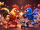 Experience thrilling gameplay with budi4d slot showcasing fierce roosters in a vibrant standoff highlighted by dynamic slot elements.