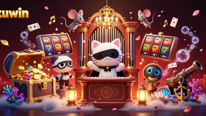 Experience immersive kuwin gaming with captivating characters and dynamic casino elements in vibrant 3D