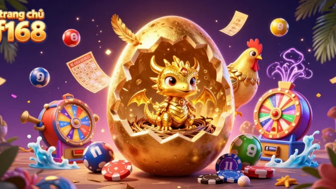 Experience the thrill of gameplay at trang chủ f168 with vibrant lottery elements and golden characters.