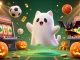 Win big with rik vip in this vibrant casino scene featuring a friendly ghost cat and jackpot elements.